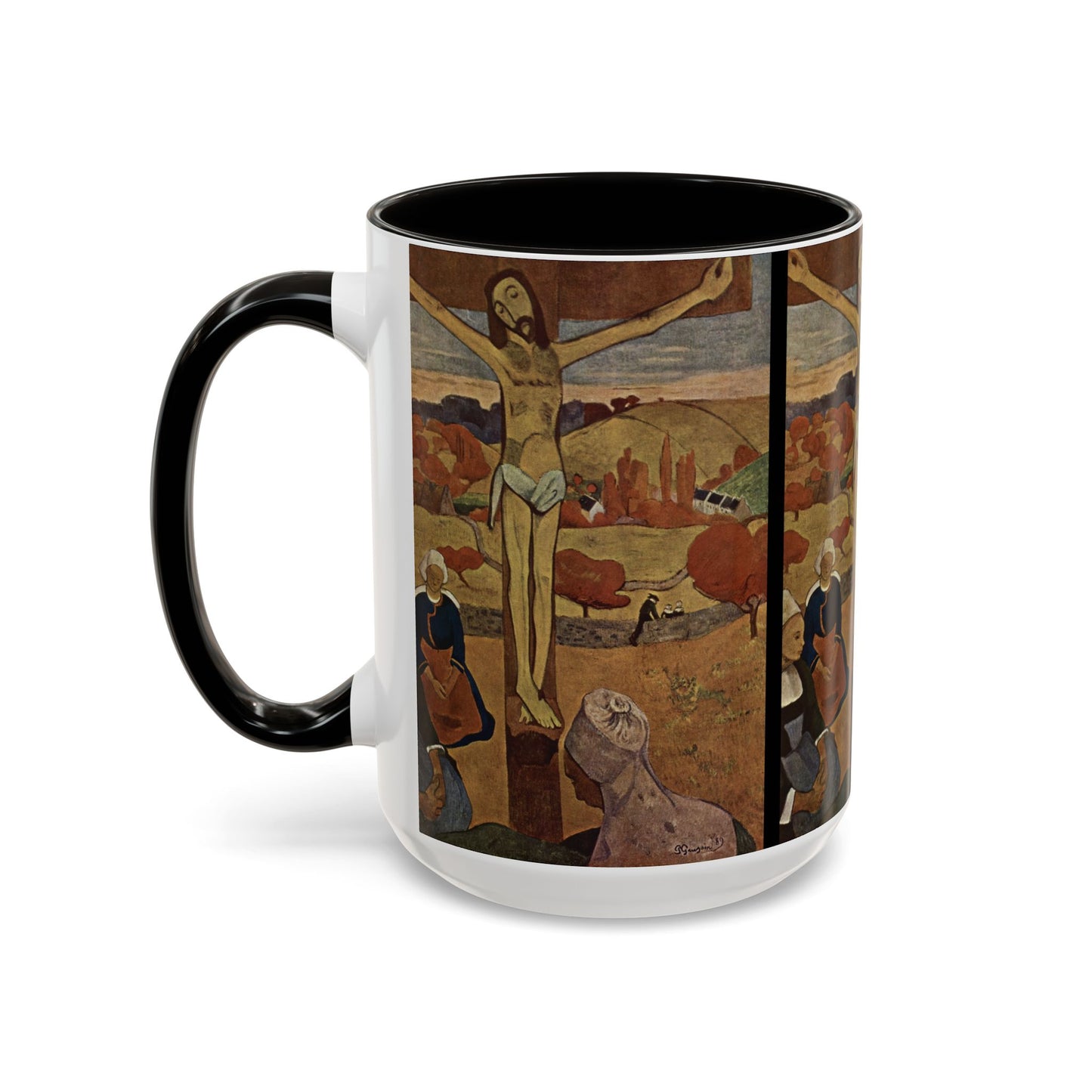 Gauguin, Paul - The Yellow Christ (1889) - Colorful Accent Mugs