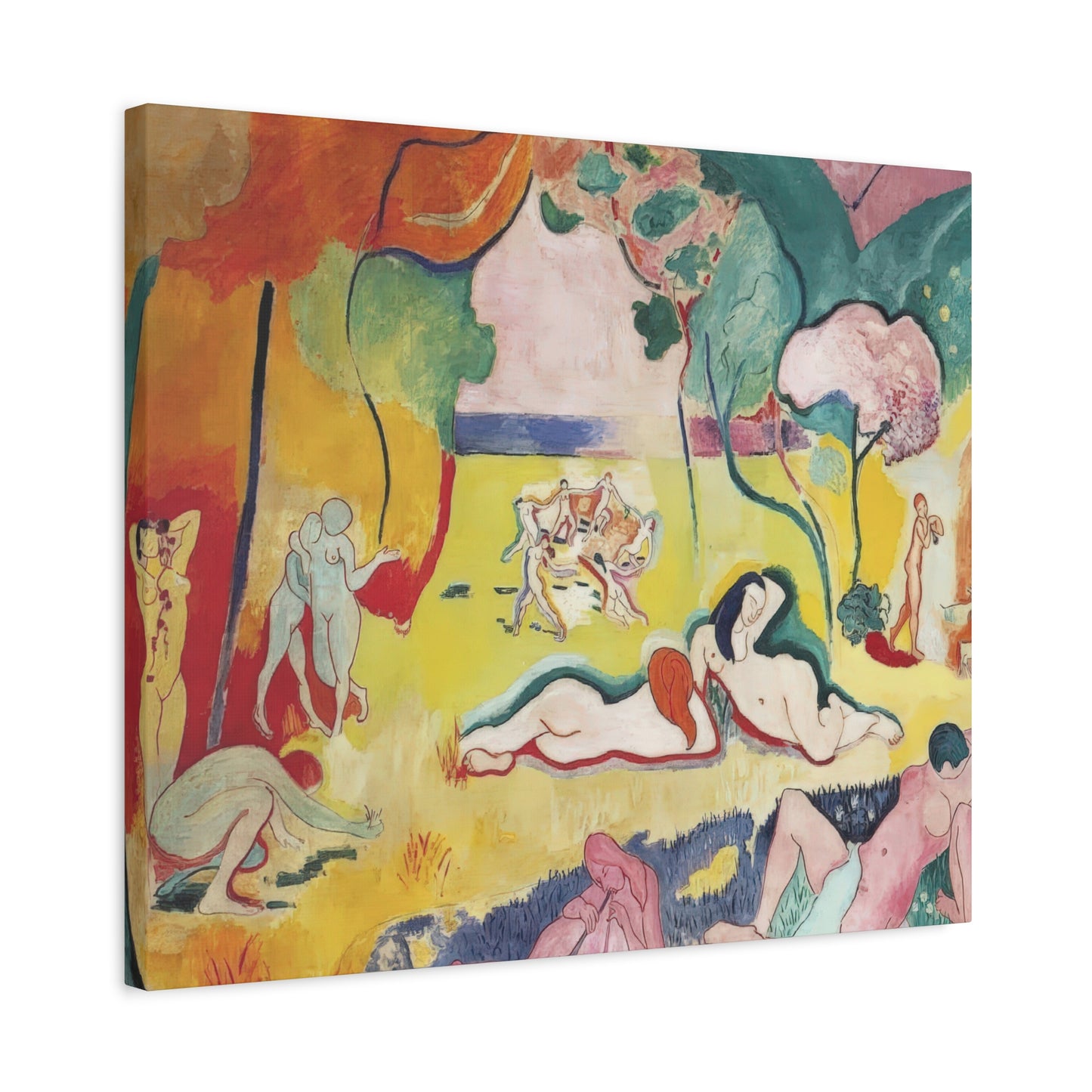 Matisse, Henri - The Joy of Life (1905) - Canvas Block, unframed