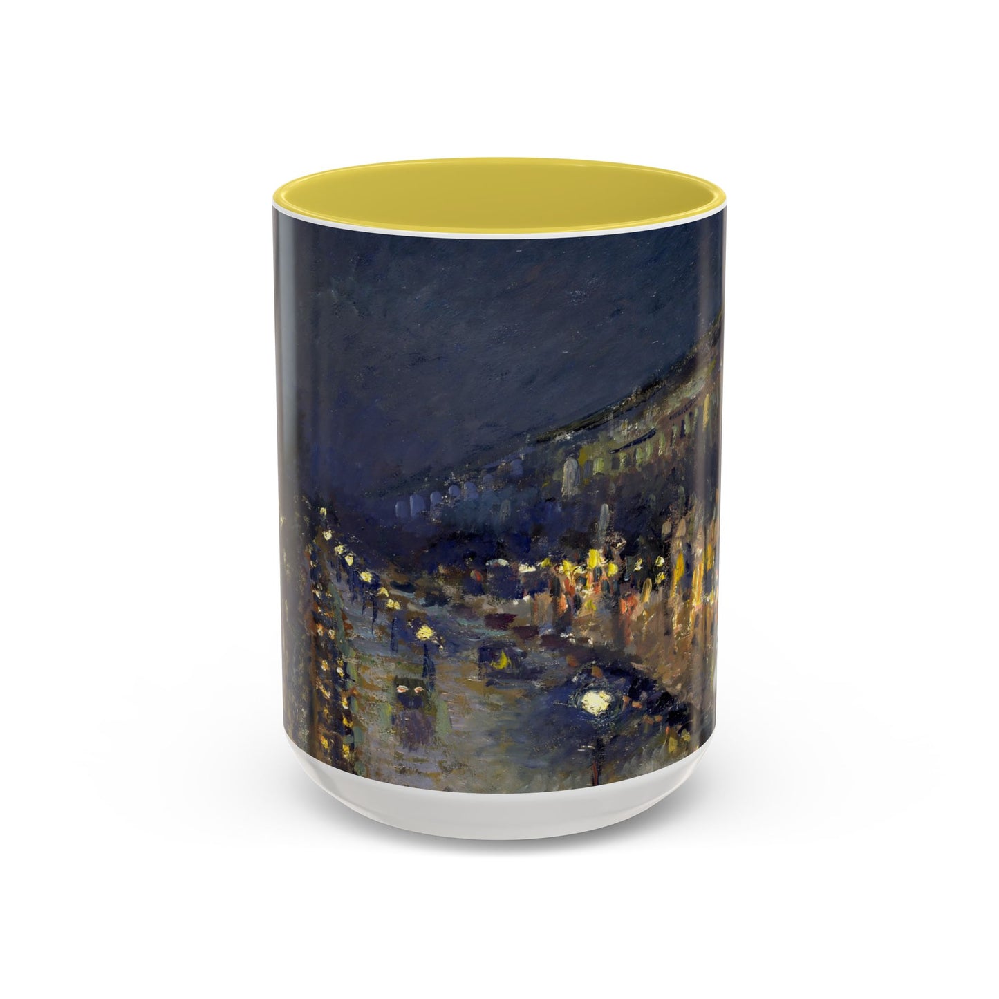 Pissarro, Camille - The Boulevard Montmartre At Night (1897) - Colorful Accent Mugs