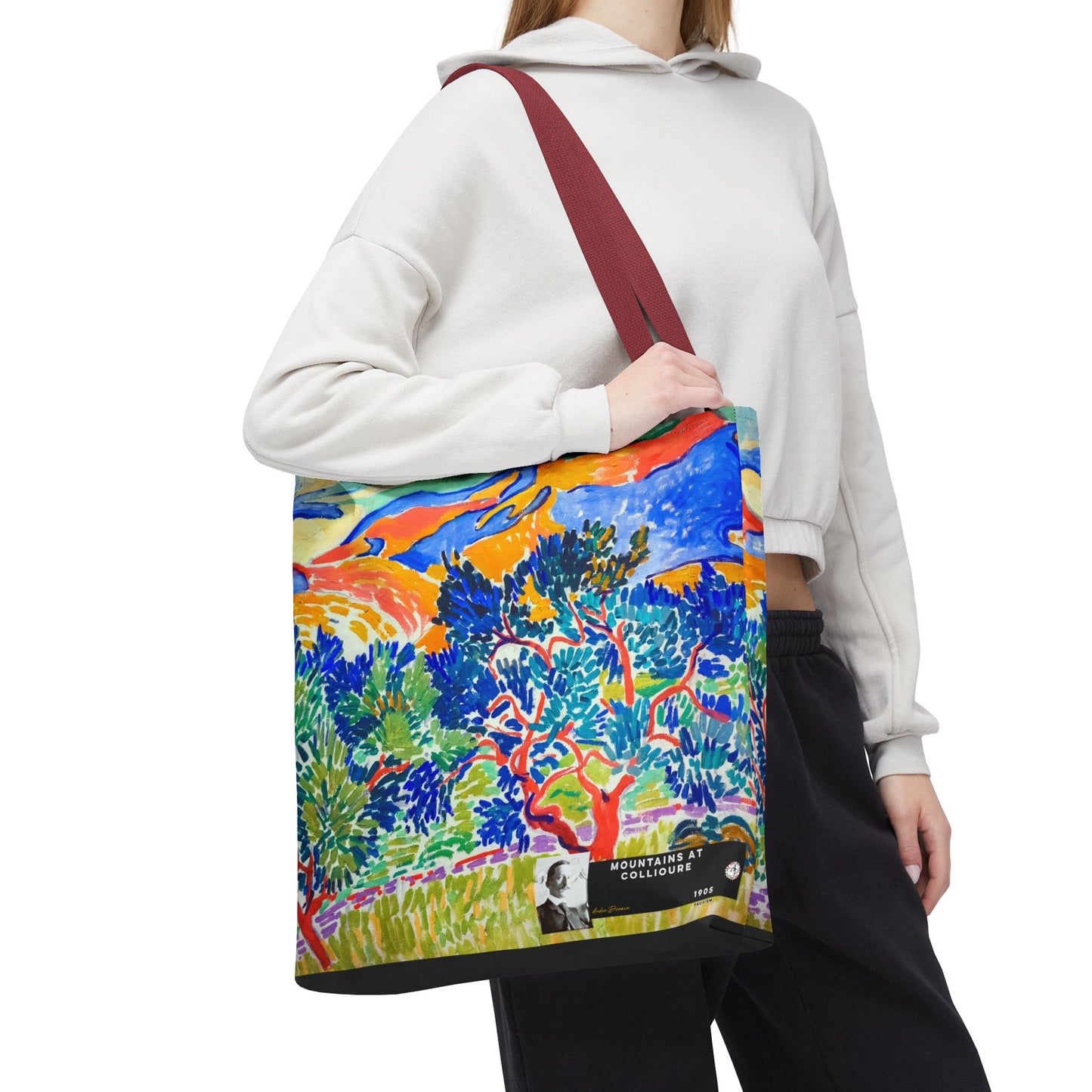 Derain, André - Mountains at Collioure (1905) - Tote Bag