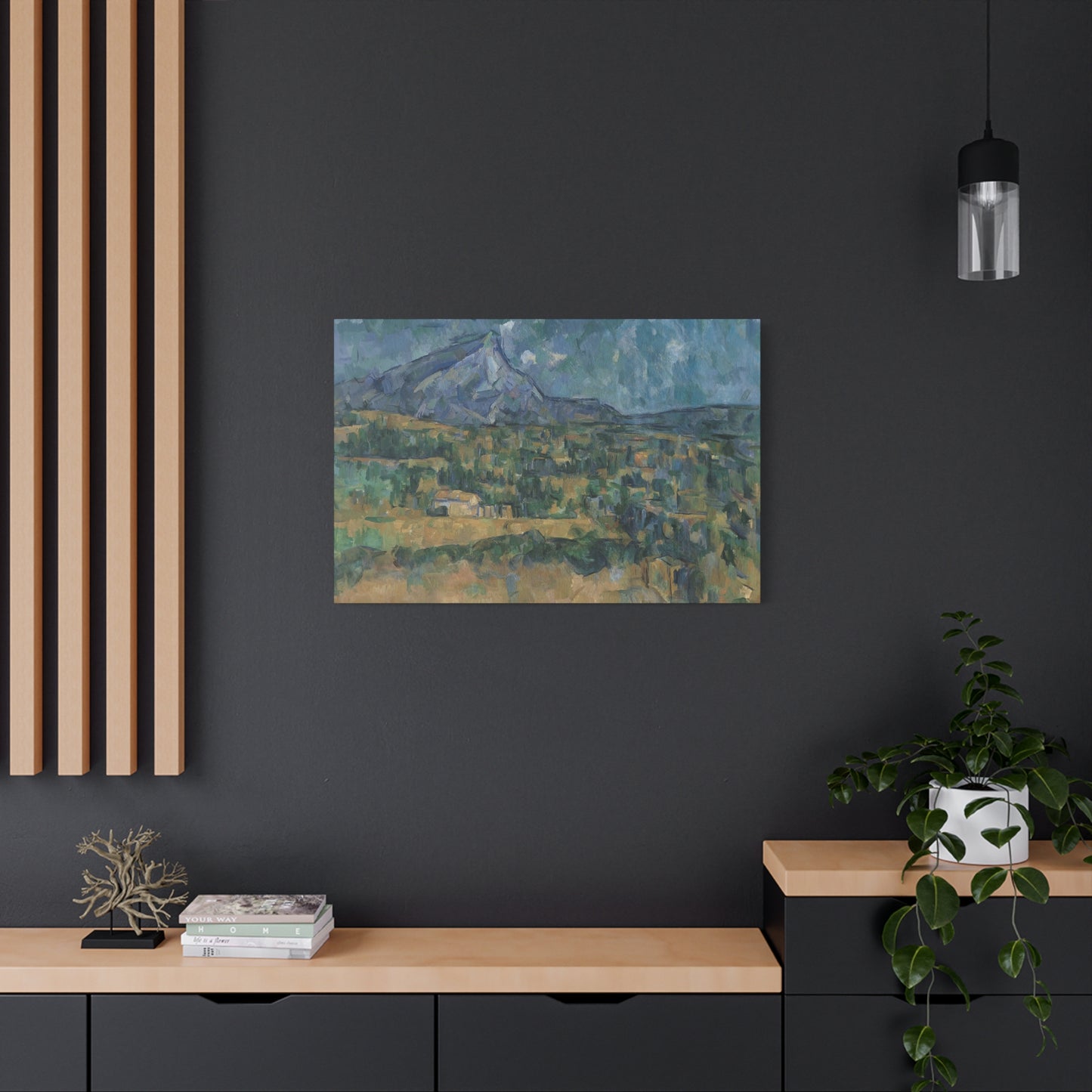 Cézanne, Paul - Mont Sainte-Victoire (1902) - Canvas Block, unframed