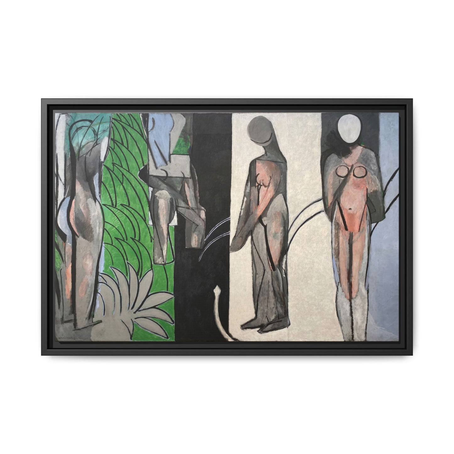 Matisse, Henri - Bathers by a River (1917) - Matte Canvas, Framed