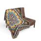 Pacio, Adam - Emerald Arrows Mandala - Woven Blanket