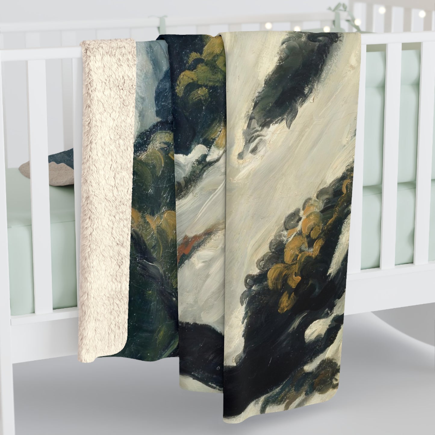 Cézanne, Paul - L’Estaque, Melting Snow (1870) - Sherpa Fleece Blanket