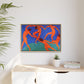 Matisse, Henri - Dance (II) (1910) - Matte Canvas, Framed