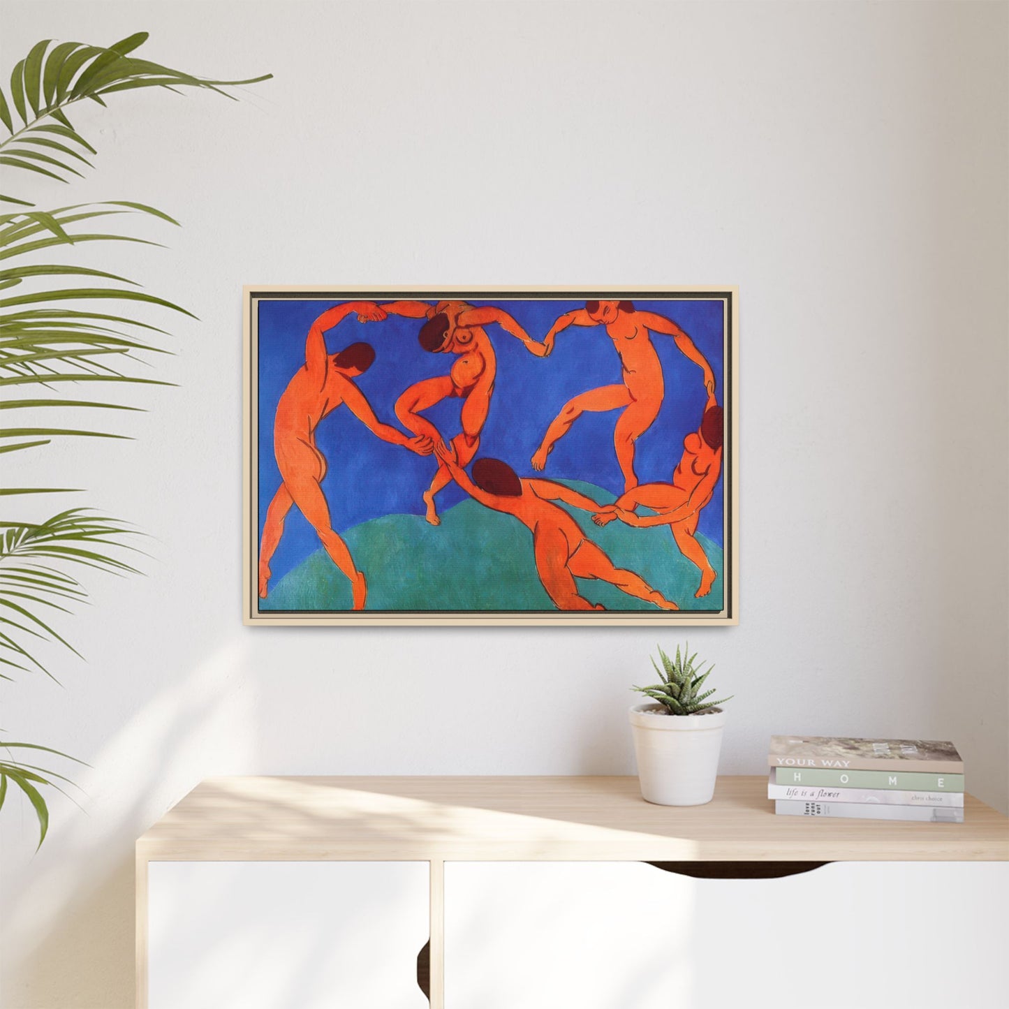 Matisse, Henri - Dance (II) (1910) - Matte Canvas, Framed