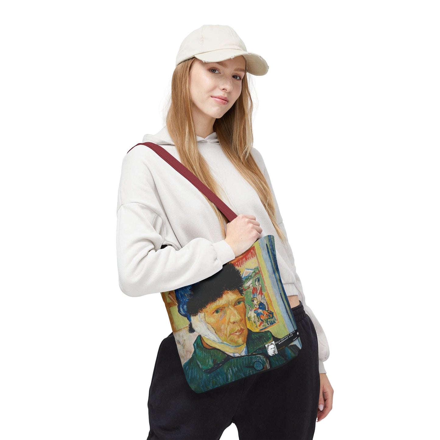 Van Gogh, Vincent - Self Portrait with Bandaged Ear (1889) - Tote Bag