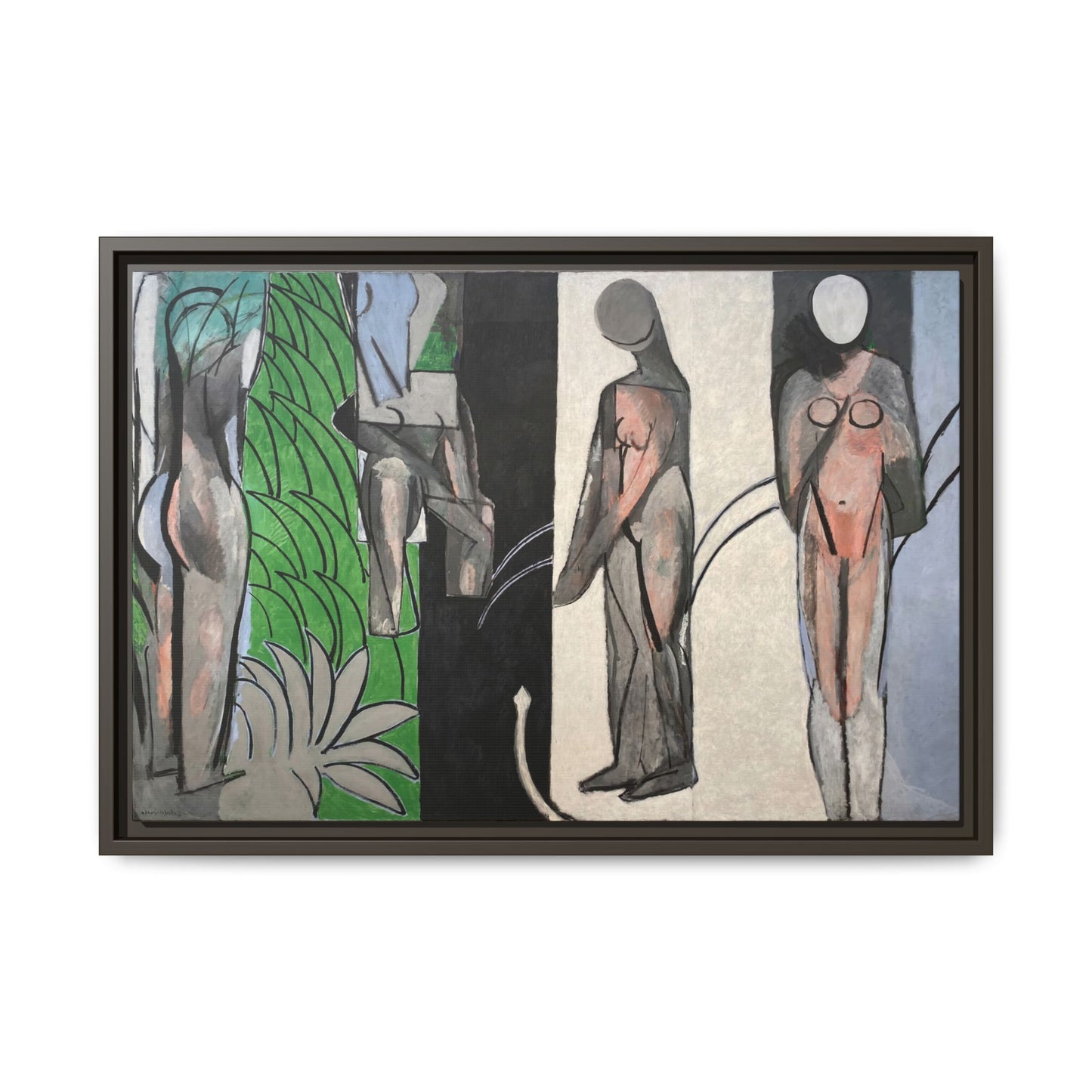 Matisse, Henri - Bathers by a River (1917) - Matte Canvas, Framed