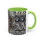 Pacio, Adam - Memento Mori Mandala - Colorful Accent Mugs