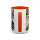 Cézanne, Paul - A Modern Olympia (1874) - Colorful Accent Mugs