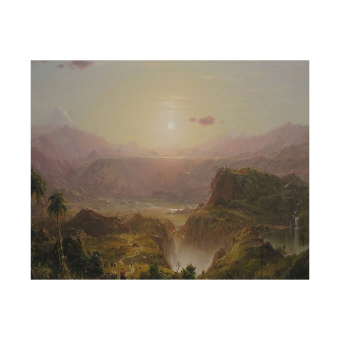 Church, Frederic Edwin - The Andes of Ecuador  (1854) - Satin Posters