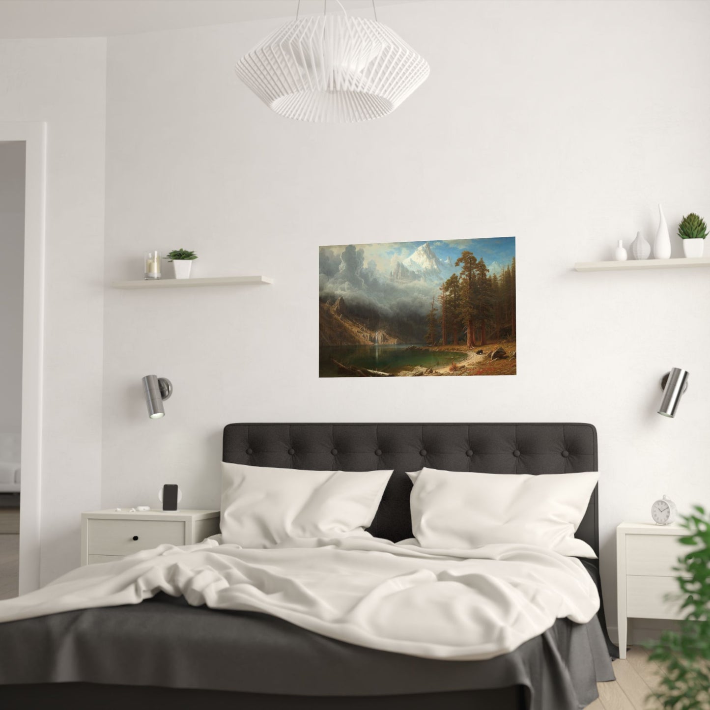 Bierstadt, Albert - Mount Corcoran (1877) - Satin Posters