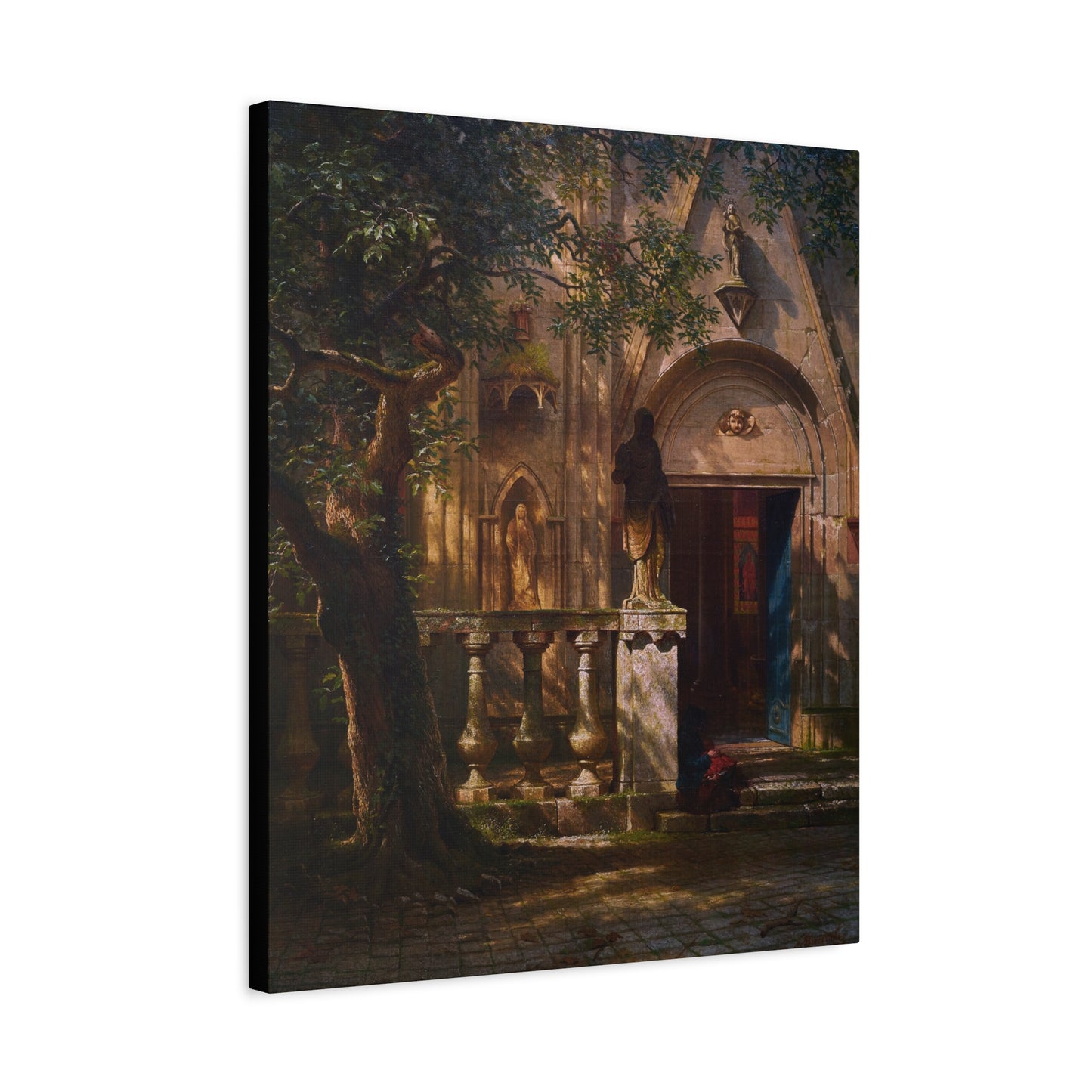 Bierstadt, Albert - Sunlight and Shadow  (1854) - Canvas Block, unframed