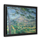 Cézanne, Paul - Mont Sainte-Victoire with Large Pine (1887) - Matte Canvas, Framed