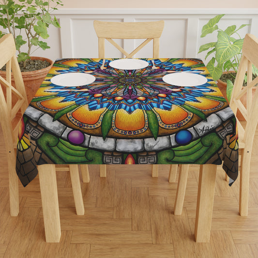 Emerald Arrows Mandala - Tablecloth