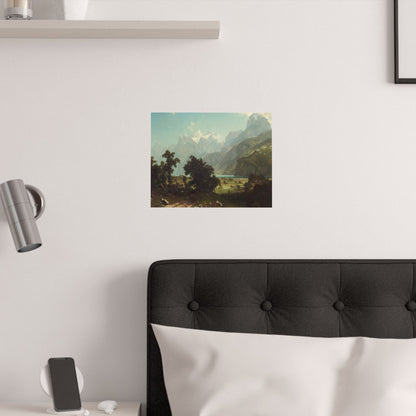 Bierstadt, Albert - Lake Lucerne (1858) - Satin Posters