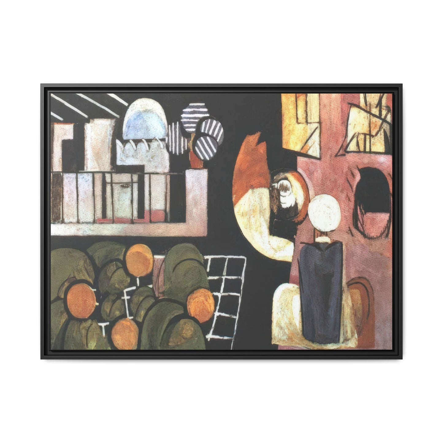 Matisse, Henri - The Moroccans (1916) - Matte Canvas, Framed