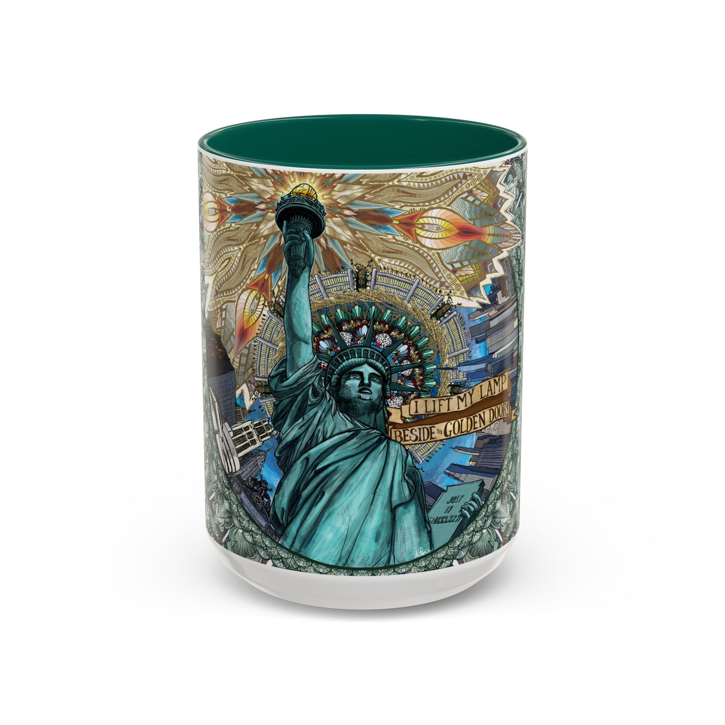 Pacio, Adam - Liberty Mandala - Colorful Accent Mugs
