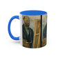 Cézanne, Paul - Portrait of the Artist with a Palette (1890) - Colorful Accent Mugs