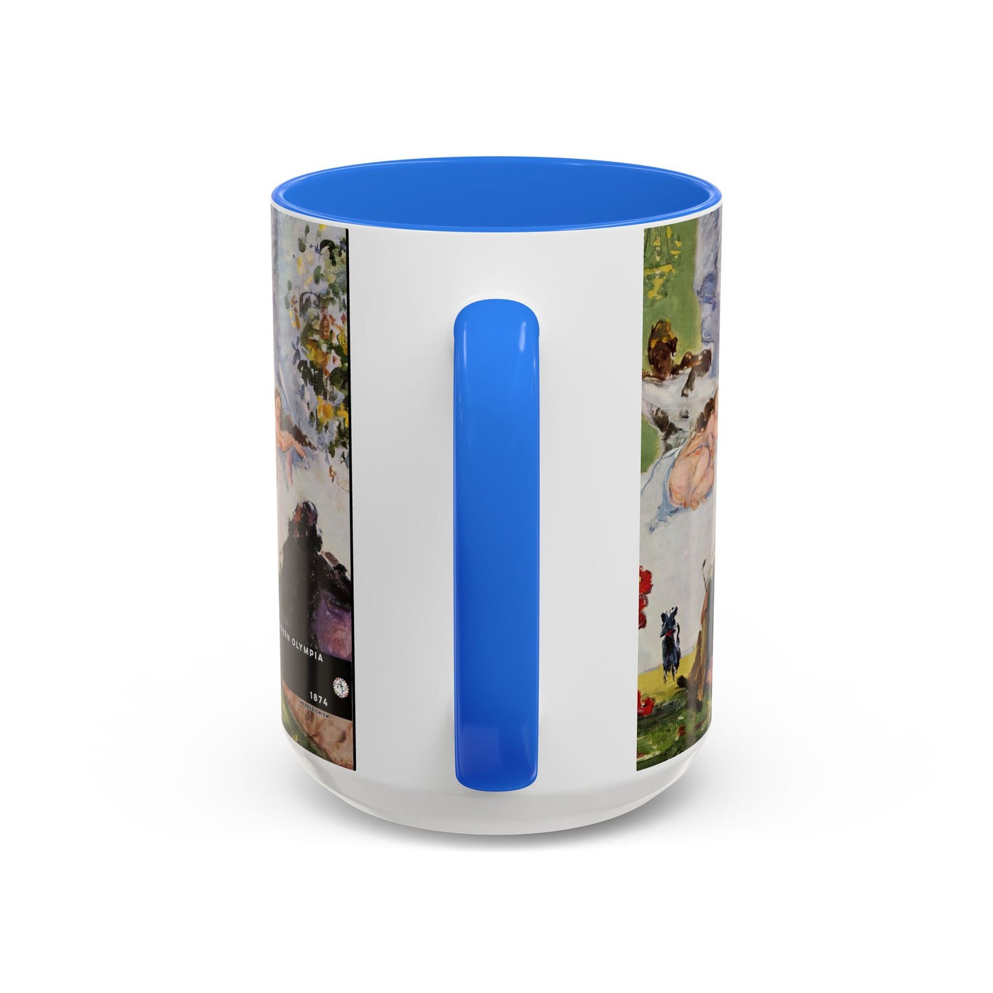 Cézanne, Paul - A Modern Olympia (1874) - Colorful Accent Mugs