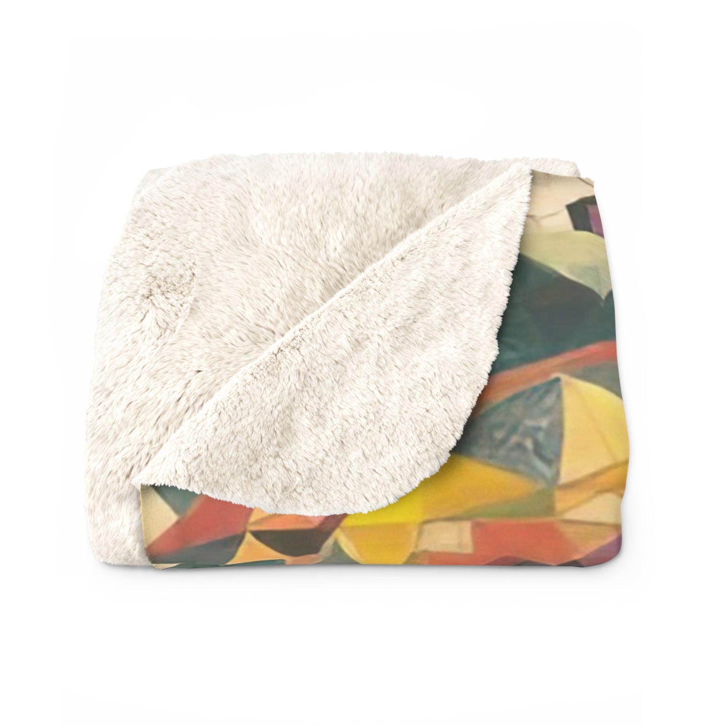 Filiger, Charles - Woman’s Head with Closed Eyes (1893) - Sherpa Fleece Blanket