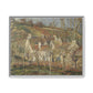 Pissarro, Camille - Red Roofs, Corner of a Village in Winter (1877) - Matte Canvas, Framed