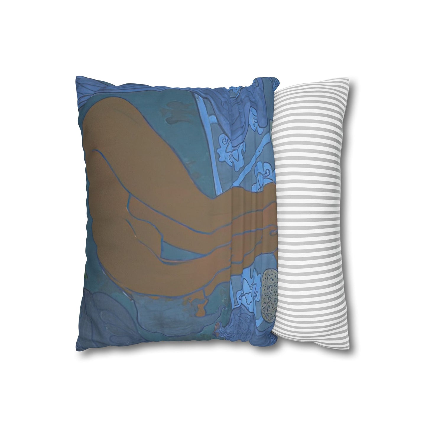 Ranson, Paul - The Blue Bather (1891) - Suede Square Pillowcase