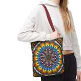 Emerald Arrows Mandala - Tote Bag