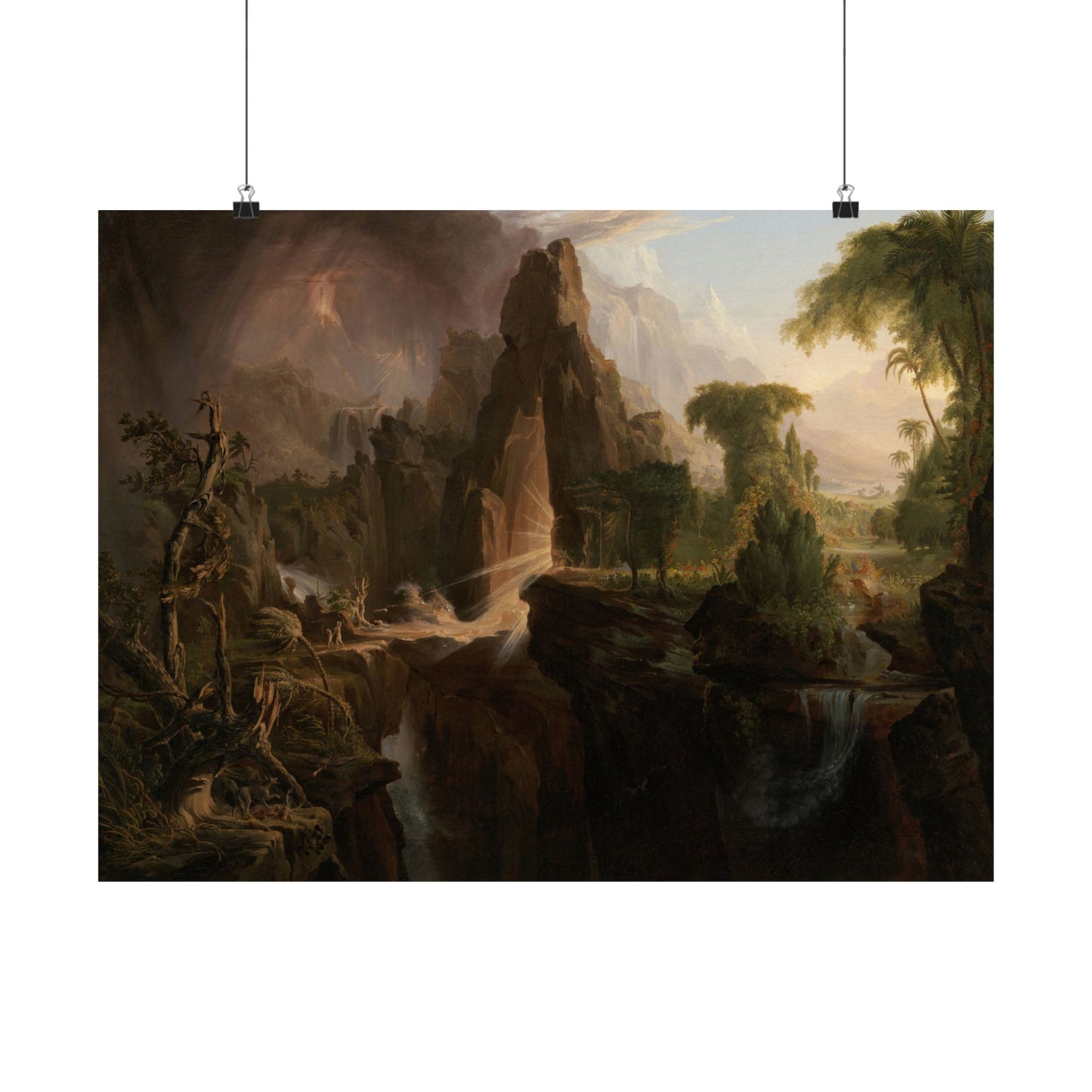 Cole. Thomas - View of Fort Putnam (1825) - Satin Posters