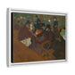 Toulouse-Lautrec, Henri - At the Moulin Rouge (1892) - Matte Canvas, Framed