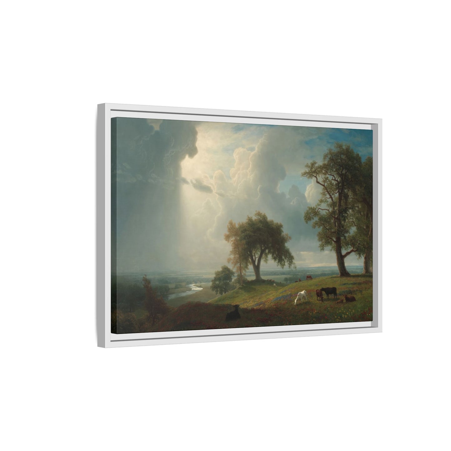 Bierstadt, Albert - California Spring (1875) - Matte Canvas, Framed