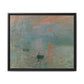 Monet, Claude - Impression, Sunrise (1872) - Matte Canvas, Framed