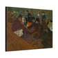 Lautrec, Henri - At the Moulin Rouge (1892) - Canvas Block, unframed