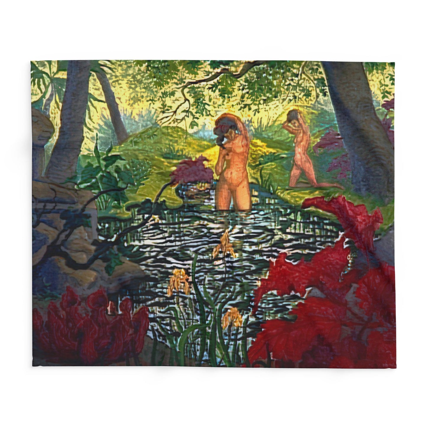 Ranson, Paul - The Lotus Bather (1906) - Arctic Fleece Blanket