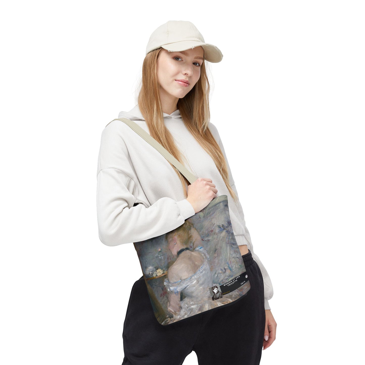 Morisot, Berthe - Woman at Her Toilette (1880) - Tote Bag