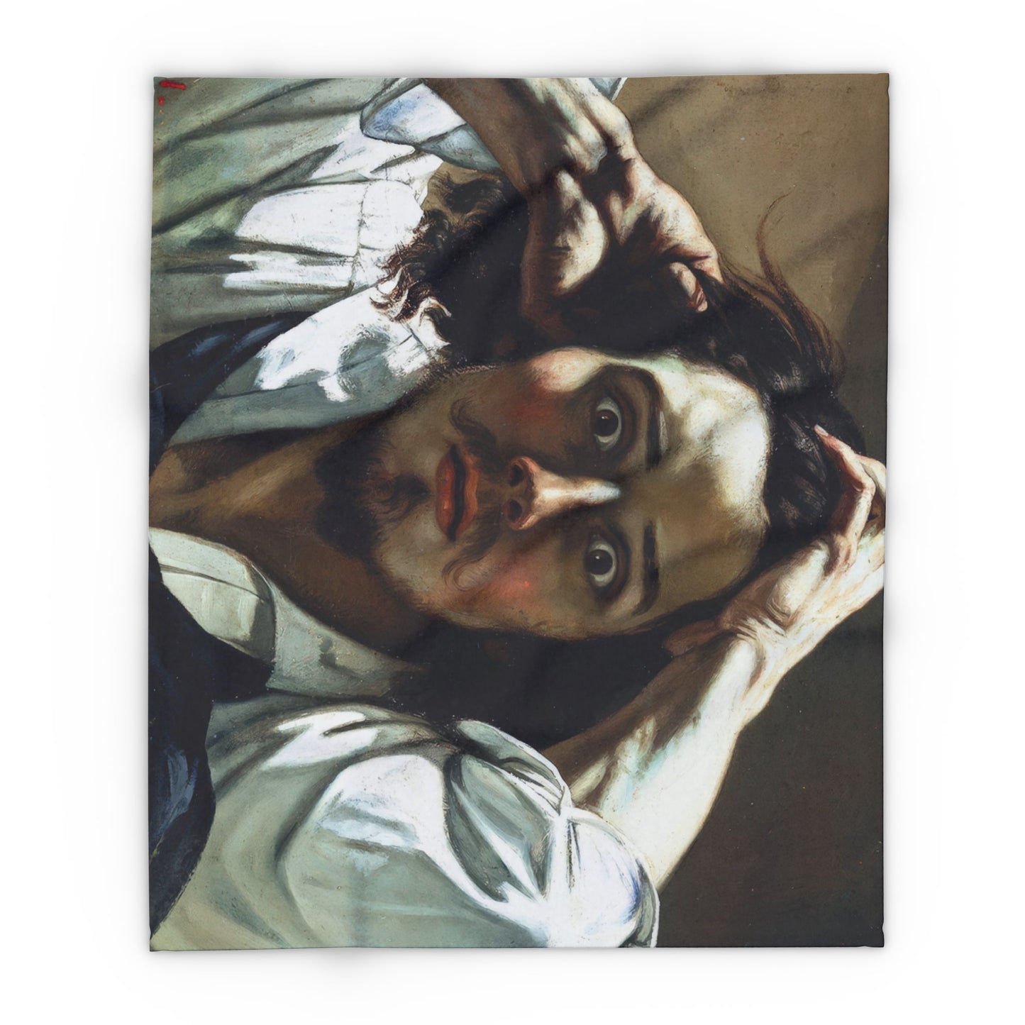 Courbet, Gustave - The Desperate Man (1843) - Arctic Fleece Blanket
