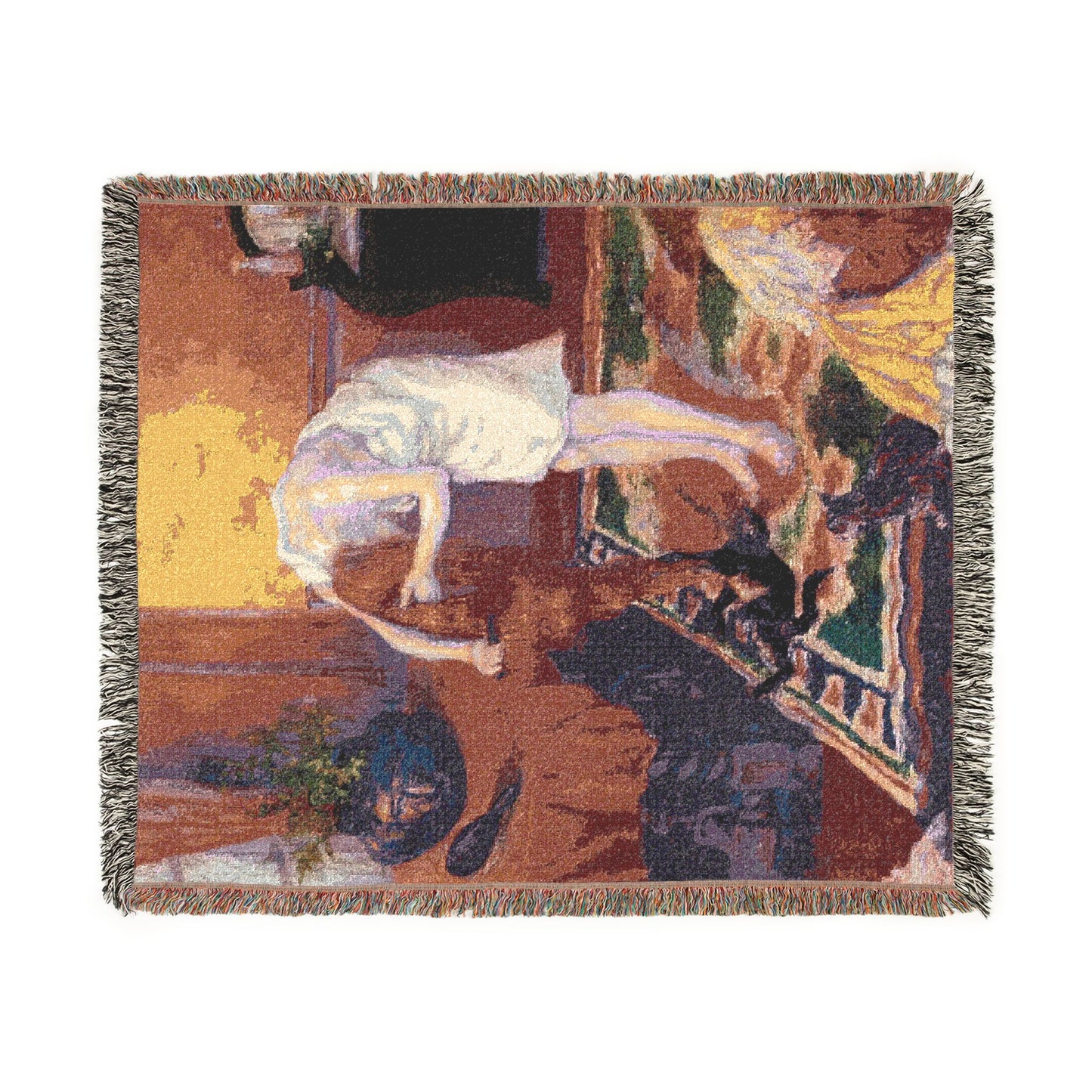 Ranson, Paul - The Golden Head of Hair (1909) - Woven Blanket