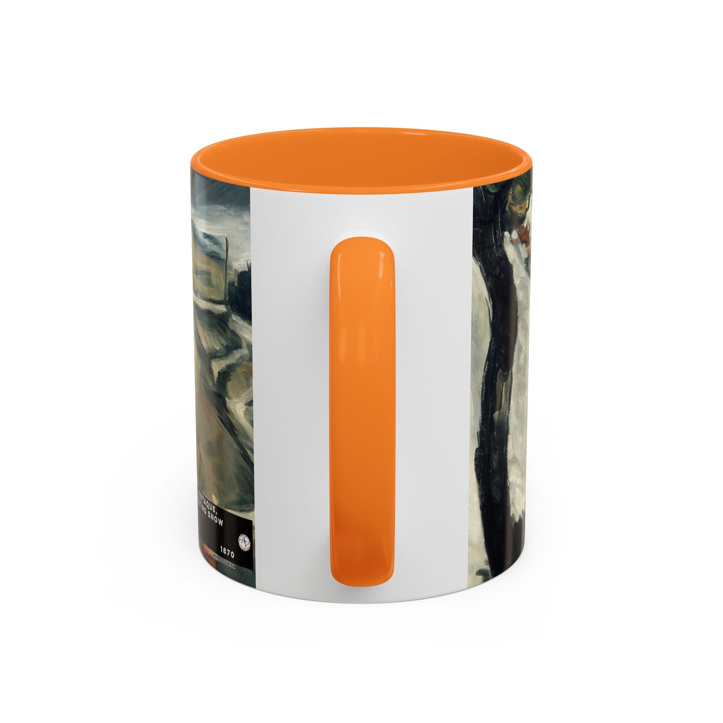 Cézanne, Paul - A Modern Olympia (1874) - Colorful Accent Mugs
