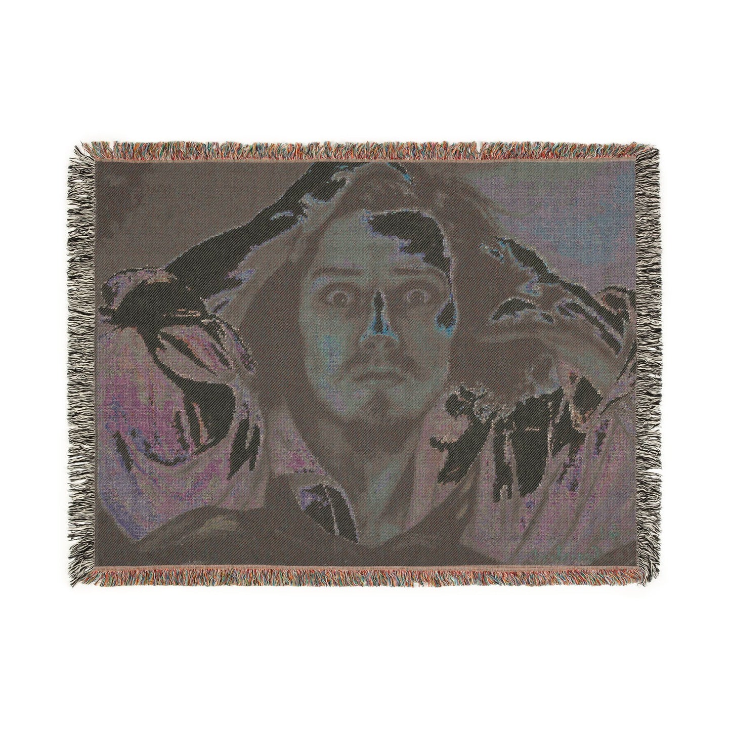 Courbet, Gustave - The Desperate Man (1843) - Woven Blanket