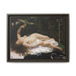 Courbet, Gustave - Woman with a Parrot (1866) - Matte Canvas, Framed