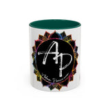 AdamPacio.com - Black Logo - Colorful Accent Mugs