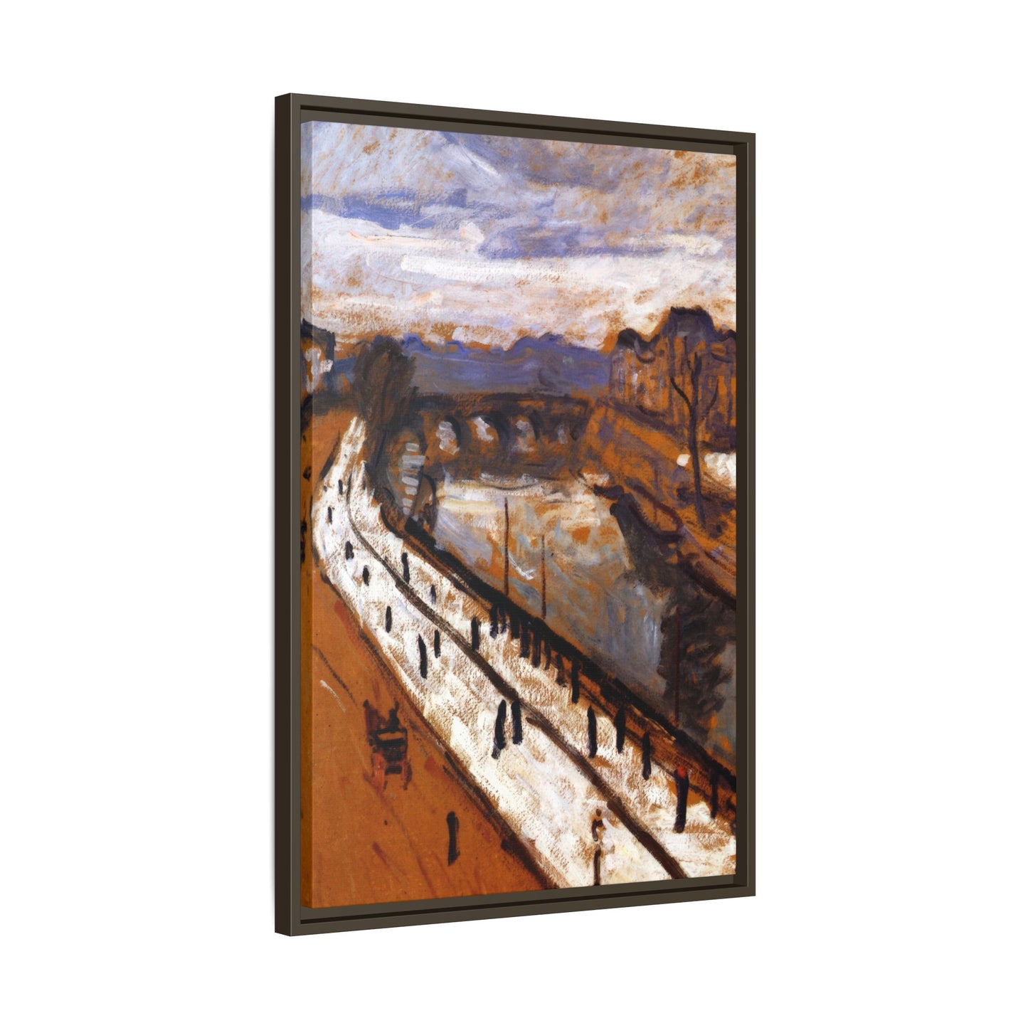 Marquet, Albert - Quai des Grands-Augustins (1905) - Matte Canvas, Framed