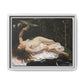 Courbet, Gustave - Woman with a Parrot (1866) - Matte Canvas, Framed
