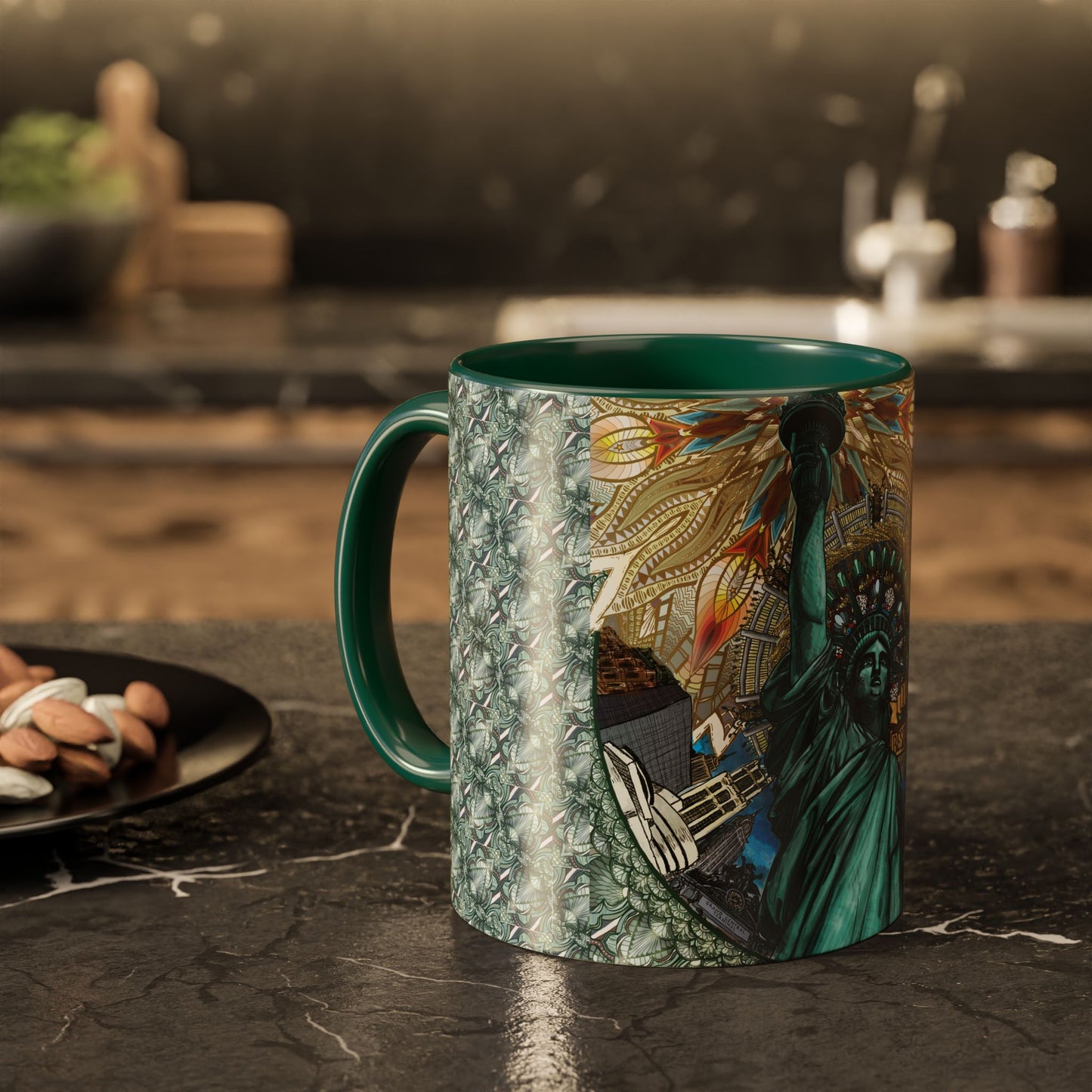 Pacio, Adam - Liberty Mandala - Colorful Accent Mugs