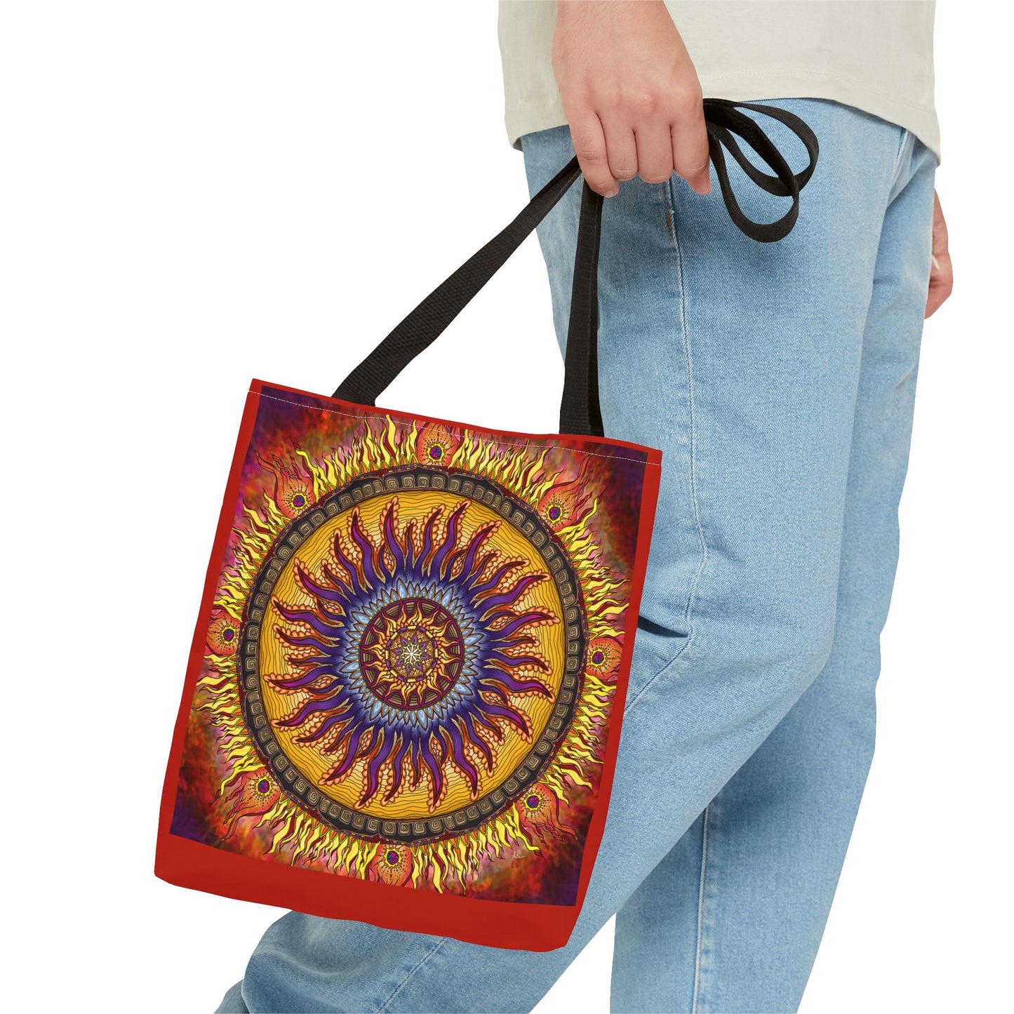 Solar Disc Mandala - Tote Bag