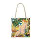 Toulouse-Lautrec, Henri - At the Moulin Rouge (1892) - Tote Bag