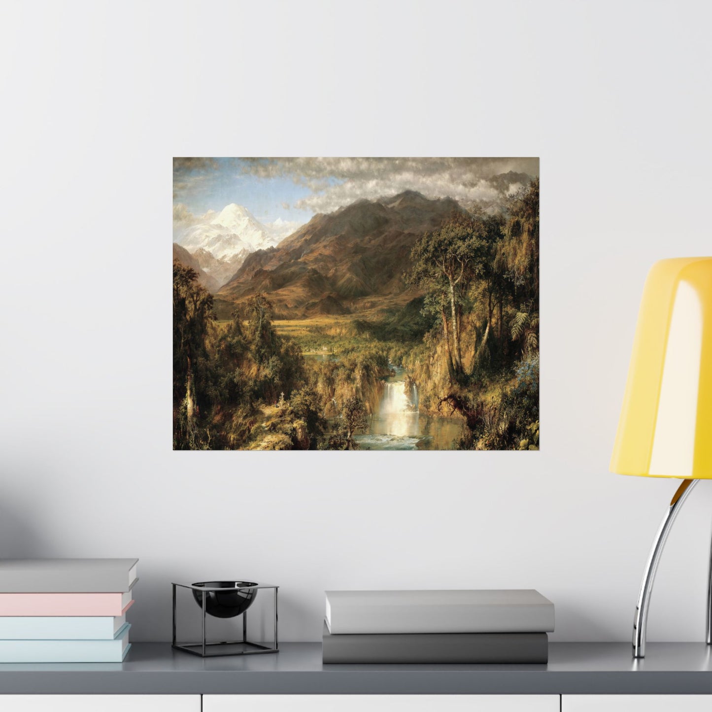 Church, Frederic Edwin - The Heart of the Andes  (1859) - Satin Posters