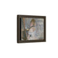 Morisot, Berthe - Woman at Her Toilette (1880) - Matte Canvas, Framed