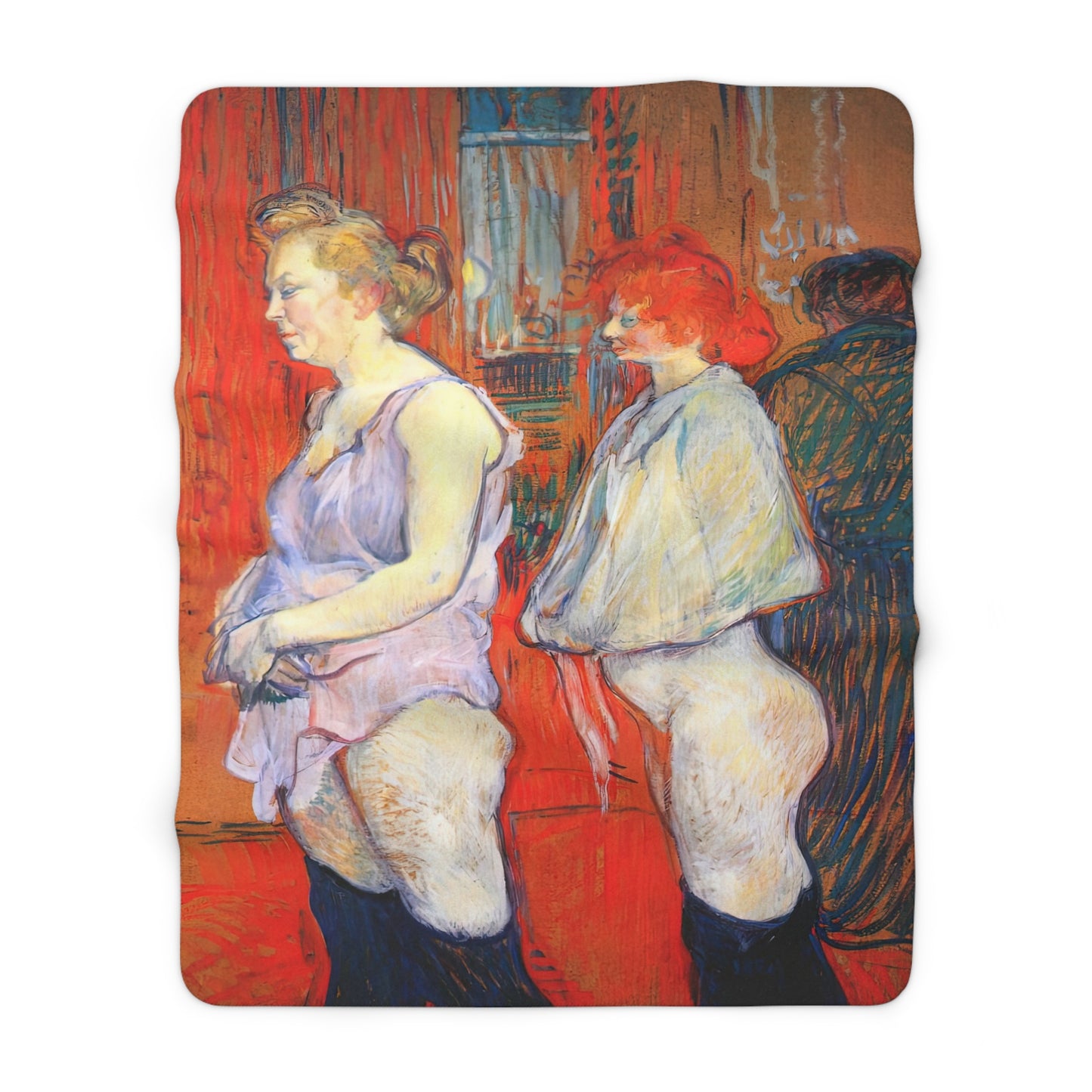Toulouse-Lautrec, Henri - The Medical Inspection (1894) - Sherpa Fleece Blanket