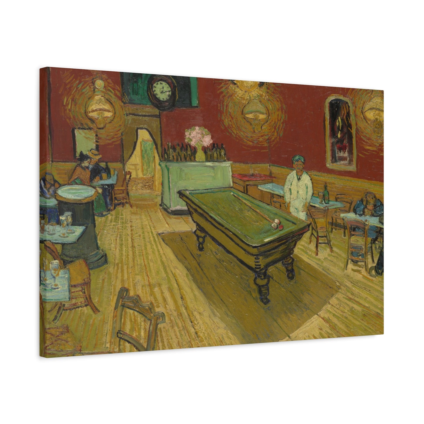 Van Gogh, Vincent - The Night Cafe (1888) - Canvas Block, unframed